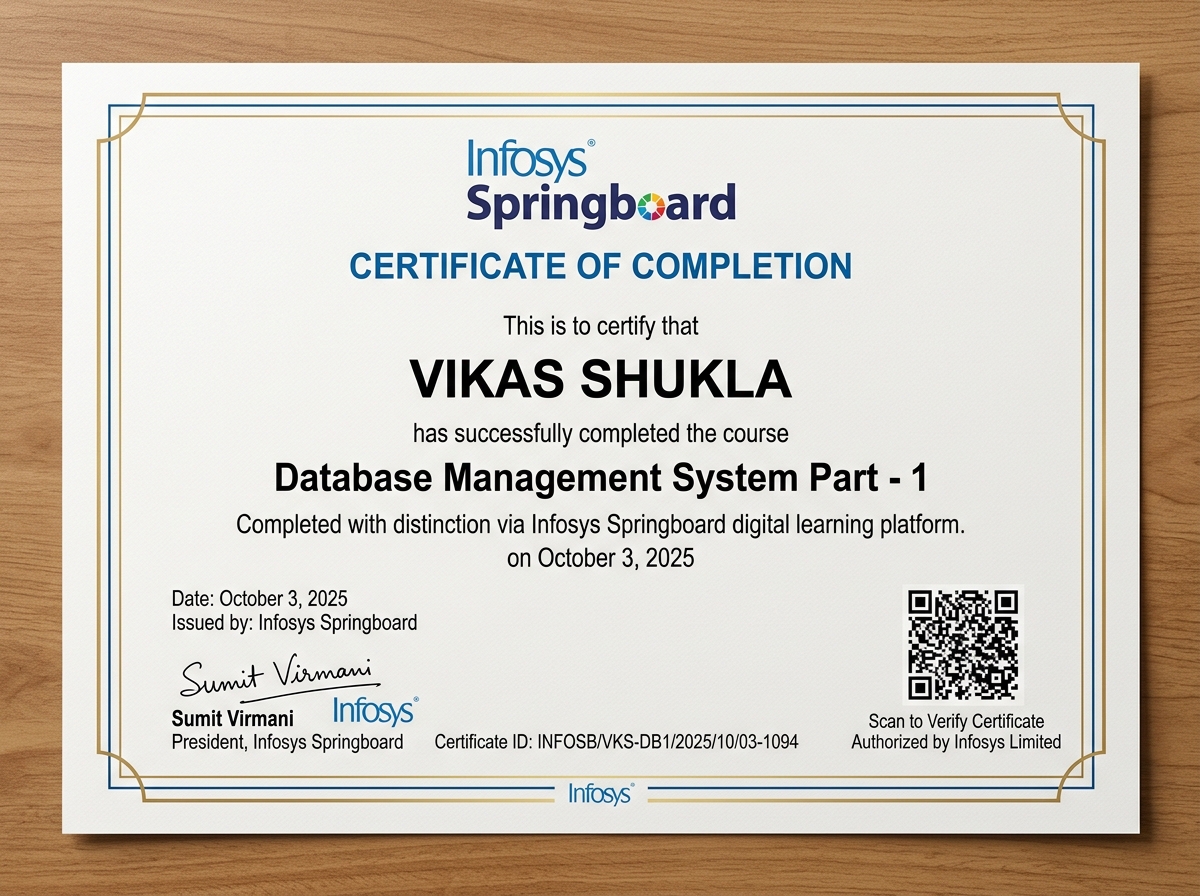 Database Management System Part - 1