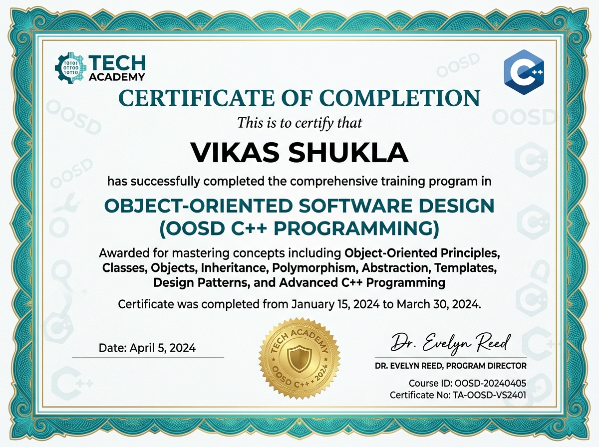 OOSD C++ Programming